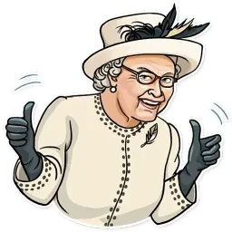 The Queen sticker 3