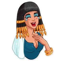 Клеопатра Telegram sticker pack