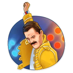 Фреди Меркури sticker 4