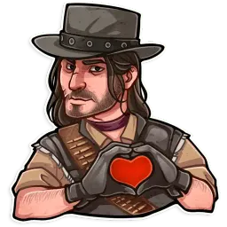 Red Dead Redemption sticker 2