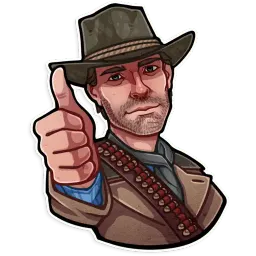 Red Dead Redemption sticker 3