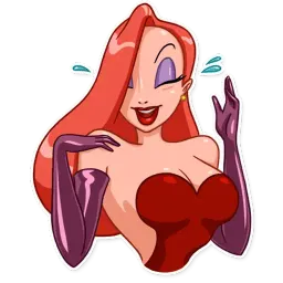Джессика Раббит Telegram sticker pack