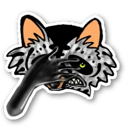 Raccoon sticker 11