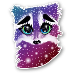 Raccoon sticker 3