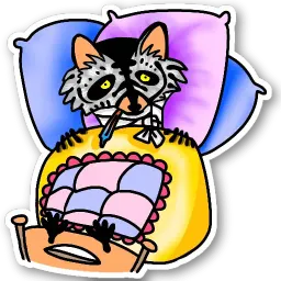 Raccoon sticker 7