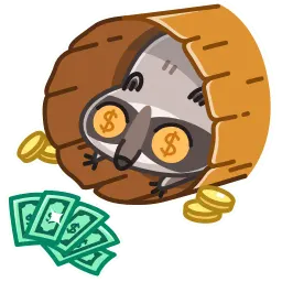 Енот sticker 12