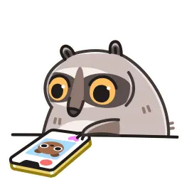 Енот sticker 3