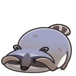 Енот sticker 4