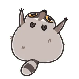 Енот sticker 9