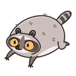 Енот sticker 10