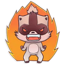 Jessie Racoon sticker 11