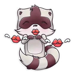 Jessie Racoon sticker 12
