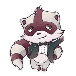 Jessie Racoon sticker 5