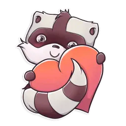Jessie Racoon sticker 8