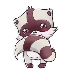 Jessie Racoon sticker 10
