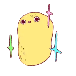 Сладкая картошка Telegram sticker pack