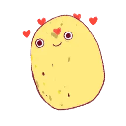 Сладкая картошка sticker 5