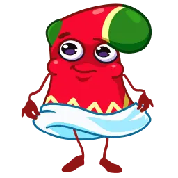 Красный носок sticker 11