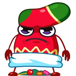 Красный носок sticker 12