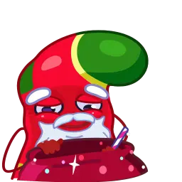 Красный носок sticker 3