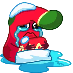 Красный носок sticker 6