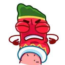 Красный носок sticker 7