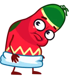 Красный носок sticker 8