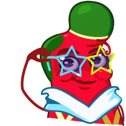 Красный носок sticker 10