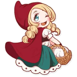 Red Riding Hood Telegram sticker pack