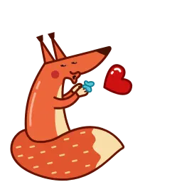 Красная белка sticker 2