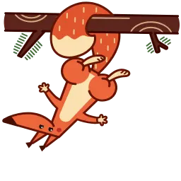 Красная белка sticker 5