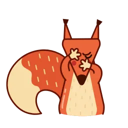 Красная белка sticker 6