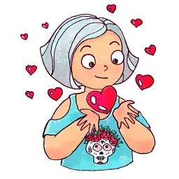 Red&Blue sticker 2