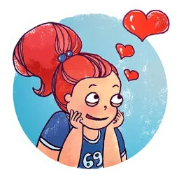 Red&Blue sticker 12