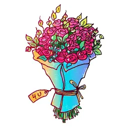 Red&Blue sticker 4