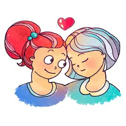 Red&Blue sticker 5