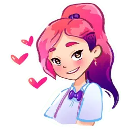 Red andBlue sticker 3