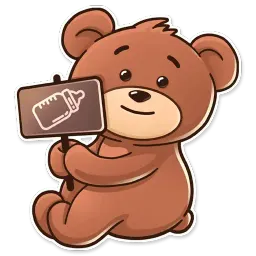 Мишка Reglisam Telegram sticker pack