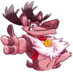 Оленья вечеринка sticker 3