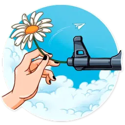 Девочка-сопротивление sticker 12