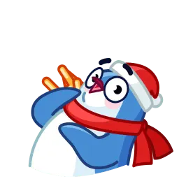 Пингвин Рики Telegram sticker pack