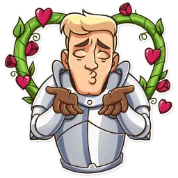 Romantic Knight sticker 2
