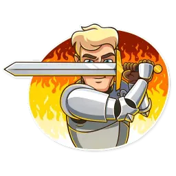 Romantic Knight sticker 11