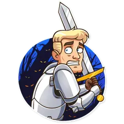 Romantic Knight sticker 4
