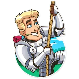 Romantic Knight sticker 6