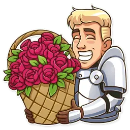 Romantic Knight sticker 7