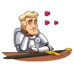 Romantic Knight sticker 8