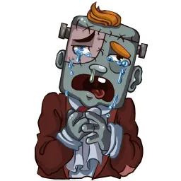 Романтичный зомби Фрэнк sticker 6