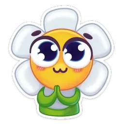 Ромашка sticker 2