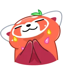 Красная панда sticker 11